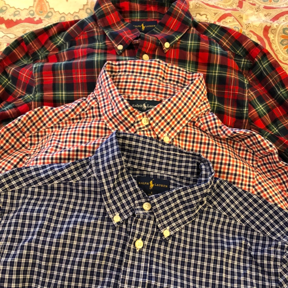 Ralph Lauren Polo long sleeve dress shirts